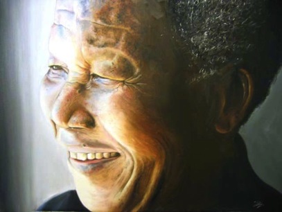 Mandela in Oils